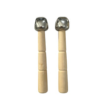 Load image into Gallery viewer, Wooden Handle Bell Stick – Montessori Rhythm Instrument for Kids’ Music Learning
