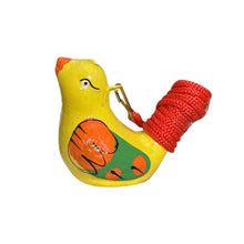 Load image into Gallery viewer, Clay Water Whistle Bird (Yellow)