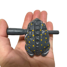 Load image into Gallery viewer, 1.5&quot; Wooden Musical Frog - Gray Design (Percussion Instrument)
