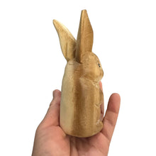 Load image into Gallery viewer, Wooden Standing Bunny Figurine Decoration