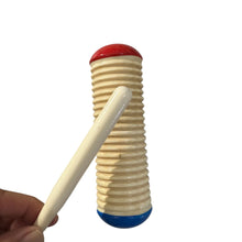Load image into Gallery viewer, Wooden Guiro Shaker – Montessori Rhythm Instrument for Kids’ Music Learning
