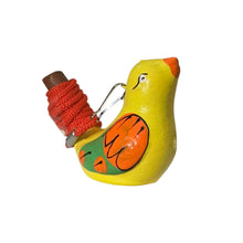 Load image into Gallery viewer, Clay Water Whistle Bird (Yellow)