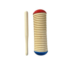 Load image into Gallery viewer, Wooden Guiro Shaker – Montessori Rhythm Instrument for Kids’ Music Learning