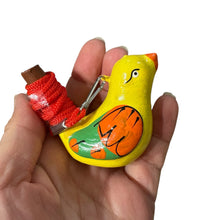 Load image into Gallery viewer, Clay Water Whistle Bird (Yellow)