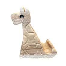 Load image into Gallery viewer, Wooden Giraffe Phone Holder