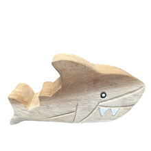 Load image into Gallery viewer, Wooden Shark Phone Holder