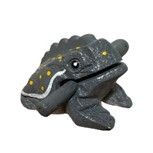 Load image into Gallery viewer, 1.5&quot; Wooden Musical Frog - Gray Design (Percussion Instrument)