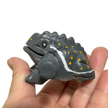 Load image into Gallery viewer, 1.5&quot; Wooden Musical Frog - Gray Design (Percussion Instrument)