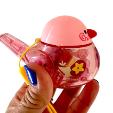 Load image into Gallery viewer, Clear Water Whistle Bird - Whimsical Water-Filled Whistle (Pink)