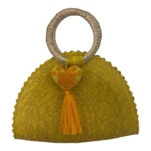 Load image into Gallery viewer, Handwoven Crescent Bag with Pompon