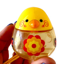 Load image into Gallery viewer, Clear Water Whistle Bird - Whimsical Water-Filled Whistle (Yellow)