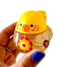 Load image into Gallery viewer, Clear Water Whistle Bird - Whimsical Water-Filled Whistle (Yellow)