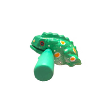 Load image into Gallery viewer, 2&quot; Wooden Musical Frog - Mint Design (Percussion Instrument)