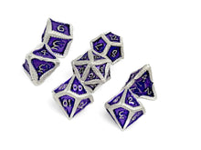Load image into Gallery viewer, Pirate Dice - Parley 7 Piece RPG set Alloy Metal Dice