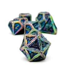 Load image into Gallery viewer, Pirate Dice - Rogue Wave 7 Piece RPG set Alloy Metal Dice