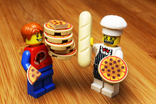 Load image into Gallery viewer, Pizza Pack made using LEGO parts - B3 Customs