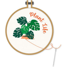 Load image into Gallery viewer, Plant Life Crosstitch Kit | Embroidery Crafts Tool Set