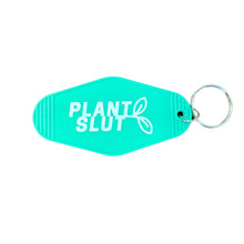 Load image into Gallery viewer, Plant Slut Leaf Motel Style Keychain 🌿