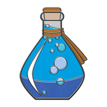 Load image into Gallery viewer, Potion Bottle - Hard Enamel Adventure Dice Pin Metal by Norse Foundry