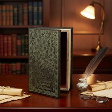 Load image into Gallery viewer, Pride And Prejudice Decorative Book Box | Faux Leather Wrap Book Shaped Storage Stash Trinket Box