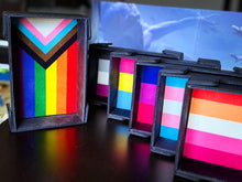 Load image into Gallery viewer, Pride Dice Tray of Folding™ Magnetic - Asexual