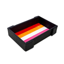 Load image into Gallery viewer, Pride Dice Tray of Folding™ Magnetic - Lesbian