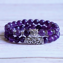 Load image into Gallery viewer, Color Therapy Amethyst Relaxation Bracelet