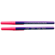 Load image into Gallery viewer, Protect Your Energy From Random Dipshits Ballpoint Pen in Violet | Gen Z Aesthetic Blue Ink
