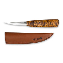 Load image into Gallery viewer, Roselli R112 The Carving Knife - Stained Curly Birch