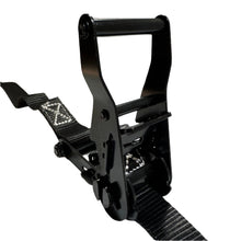 Load image into Gallery viewer, 1&quot; Black Ratchet Strap w/Vinyl S Hook  | LENGTH OPTIONS