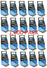 Load image into Gallery viewer, 2 in x 20 ft Van Ratchet Strap E-Track w/ Spring E 1,000 PACK | R20EX1000