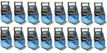 Load image into Gallery viewer, 2 in x 20 Ft Van Ratchet Strap E-Track w/ Spring E 16 PACK | R20EX16