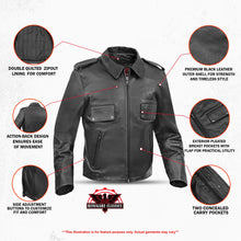 Load image into Gallery viewer, Dark Rebel Men’s Motorcycle Jacket
