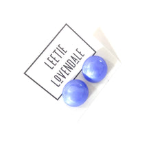Load image into Gallery viewer, Lavender Aura Glow Retro Button Studs