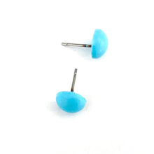 Load image into Gallery viewer, Blue Sky Retro Button Stud Earrings