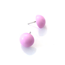Load image into Gallery viewer, Pink Retro Button Stud Earrings