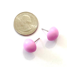 Load image into Gallery viewer, Pink Retro Button Stud Earrings