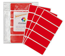 Load image into Gallery viewer, 1&quot; x 3&quot; Removable Color-Code Rectangle Labels: 150/Pack
