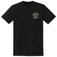 Load image into Gallery viewer, RC Retro Sign Black Mens  Motorcycle  T-Shirt