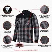 Load image into Gallery viewer, Grindstone Grey Men’s Flannel Shirt