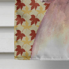 Load image into Gallery viewer, Cooper Fall Leaves Boxer Flag Canvas House Size RDR3007CHF