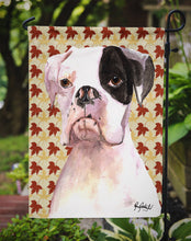 Load image into Gallery viewer, Cooper Fall Leaves Boxer Garden Flag – Decorative Outdoor Yard Flag RDR3007GF