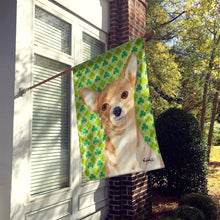 Load image into Gallery viewer, Chihuahua St Patrick's Day Flag Canvas House Size RDR3013CHF