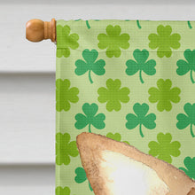 Load image into Gallery viewer, Chihuahua St Patrick's Day Flag Canvas House Size RDR3013CHF