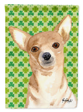 Load image into Gallery viewer, Chihuahua St Patrick's Day Garden Flag – Decorative Outdoor Yard Flag RDR3013GF