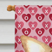 Load image into Gallery viewer, Chihuahua Love and Hearts Flag Canvas House Size RDR3014CHF