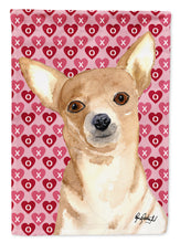 Load image into Gallery viewer, Chihuahua Love and Hearts Flag Canvas House Size RDR3014CHF