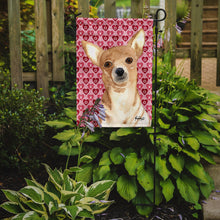 Load image into Gallery viewer, Chihuahua Love and Hearts Garden Flag – Decorative Outdoor Yard Flag RDR3014GF