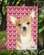 Load image into Gallery viewer, Chihuahua Love and Hearts Garden Flag – Decorative Outdoor Yard Flag RDR3014GF