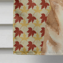 Load image into Gallery viewer, Chihuahua Fall Leaves Flag Canvas House Size RDR3015CHF